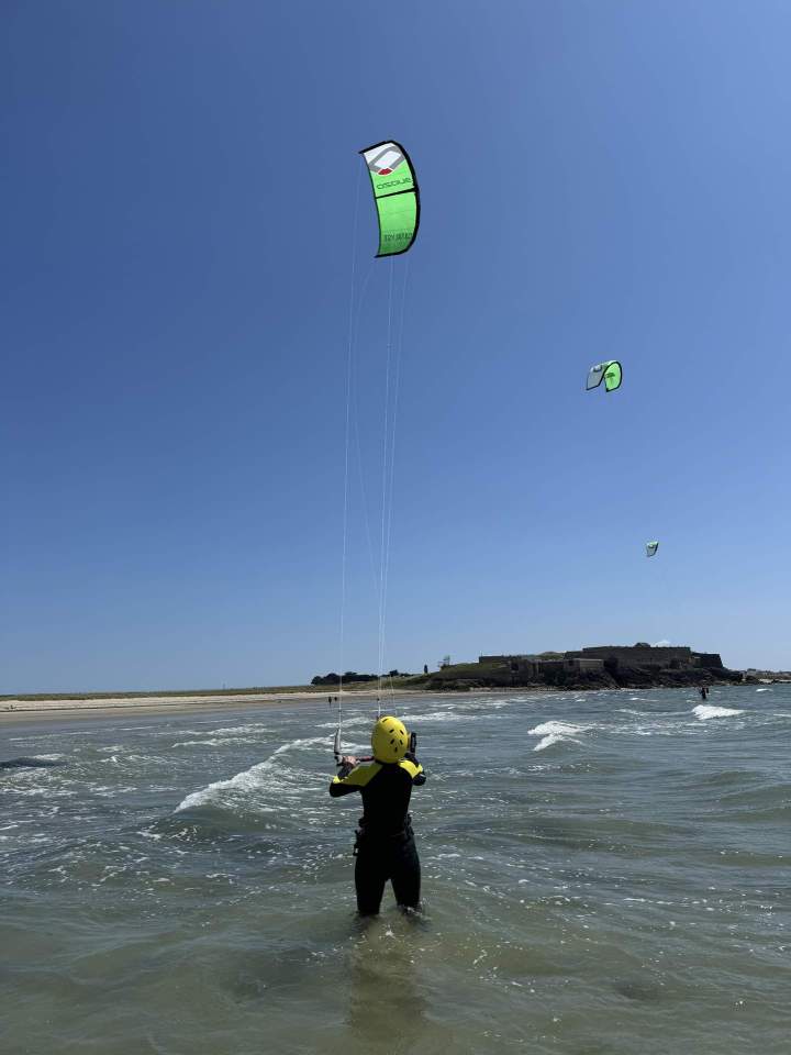 Cours de kitesurf Quiberon